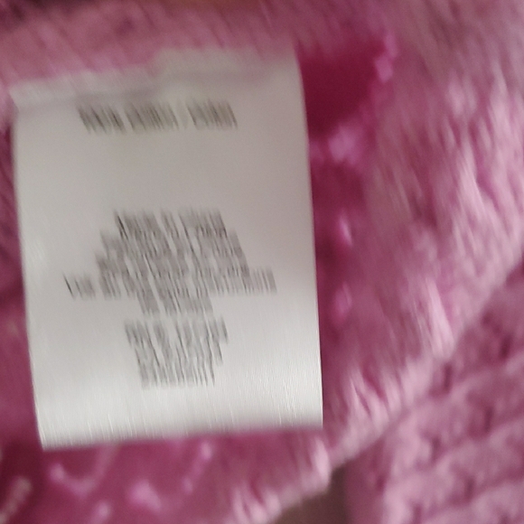 Heartloom Pink Knit Novella With Gold Accent Cotton Feminine Coquette Cardigan M - Picture 8 of 13